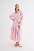 Brode Gömlek Elbise Soft Pembe Soft Pembe