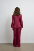 Crush Saten Takım Bordo - 3