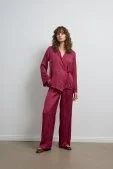 Crush Saten Takım Bordo - 1