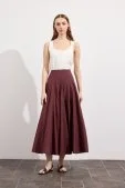 Godeli Vual Etek Bordo Bordo