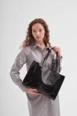 Basic Shopper Çanta Siyah - 3