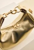 Metal Klipsli Baget Çanta Gold - 2