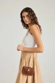 Mioli Çanta Croco Taba - 5