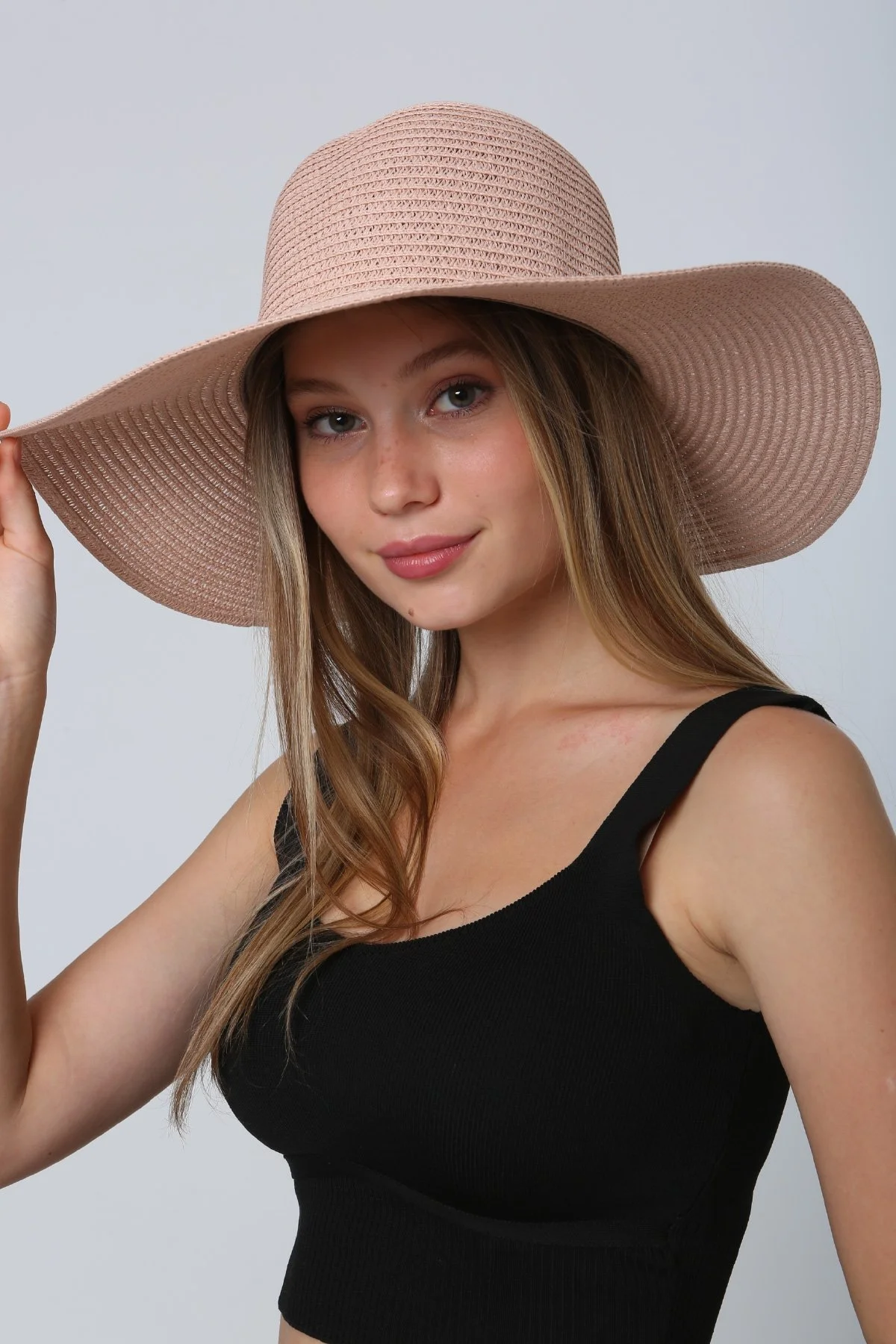 Basic Hasır Şapka Soft Pembe - 2
