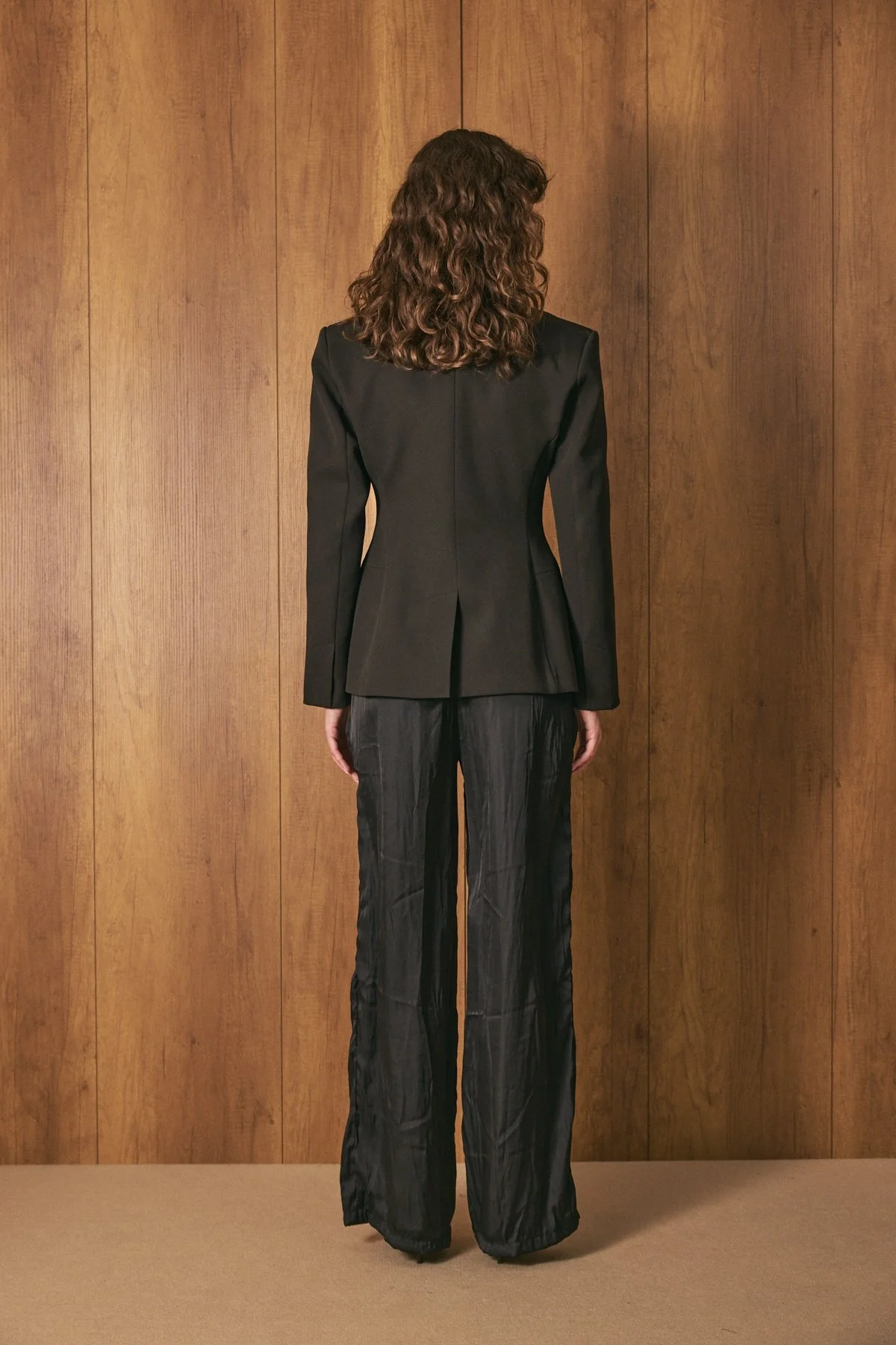 Belden Oturtmalı Premium Blazer Ceket Siyah - 3
