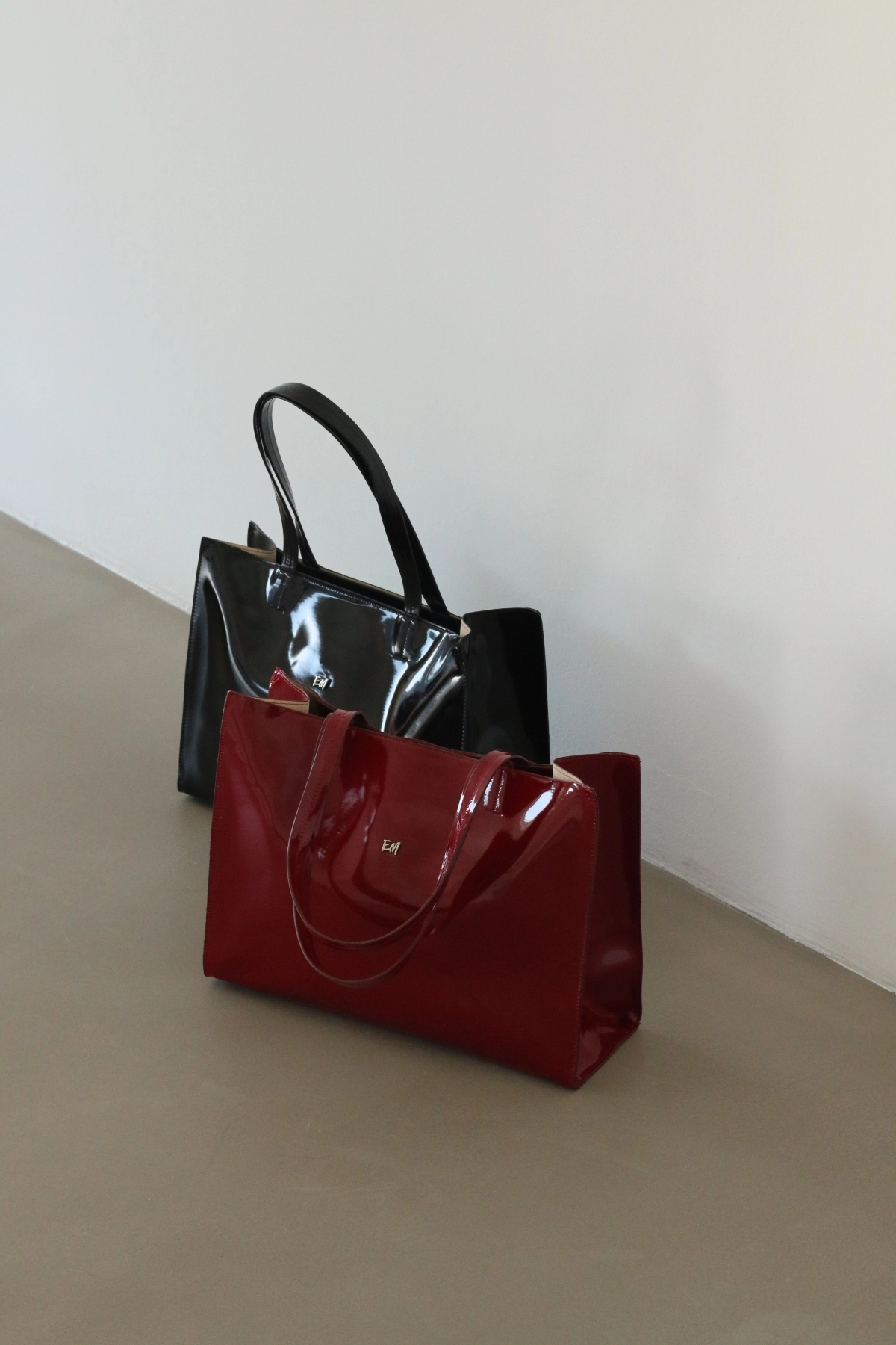 Basic Shopper Çanta Bordo - 3