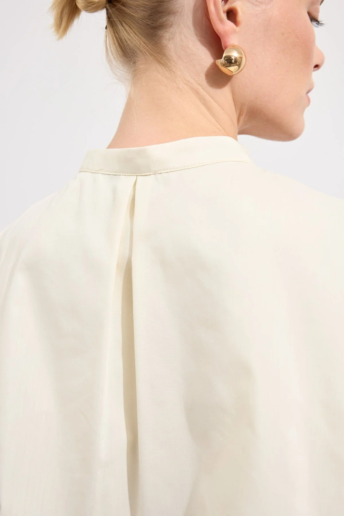 Poplin Trenç Gömlek Soft Sarı - 7