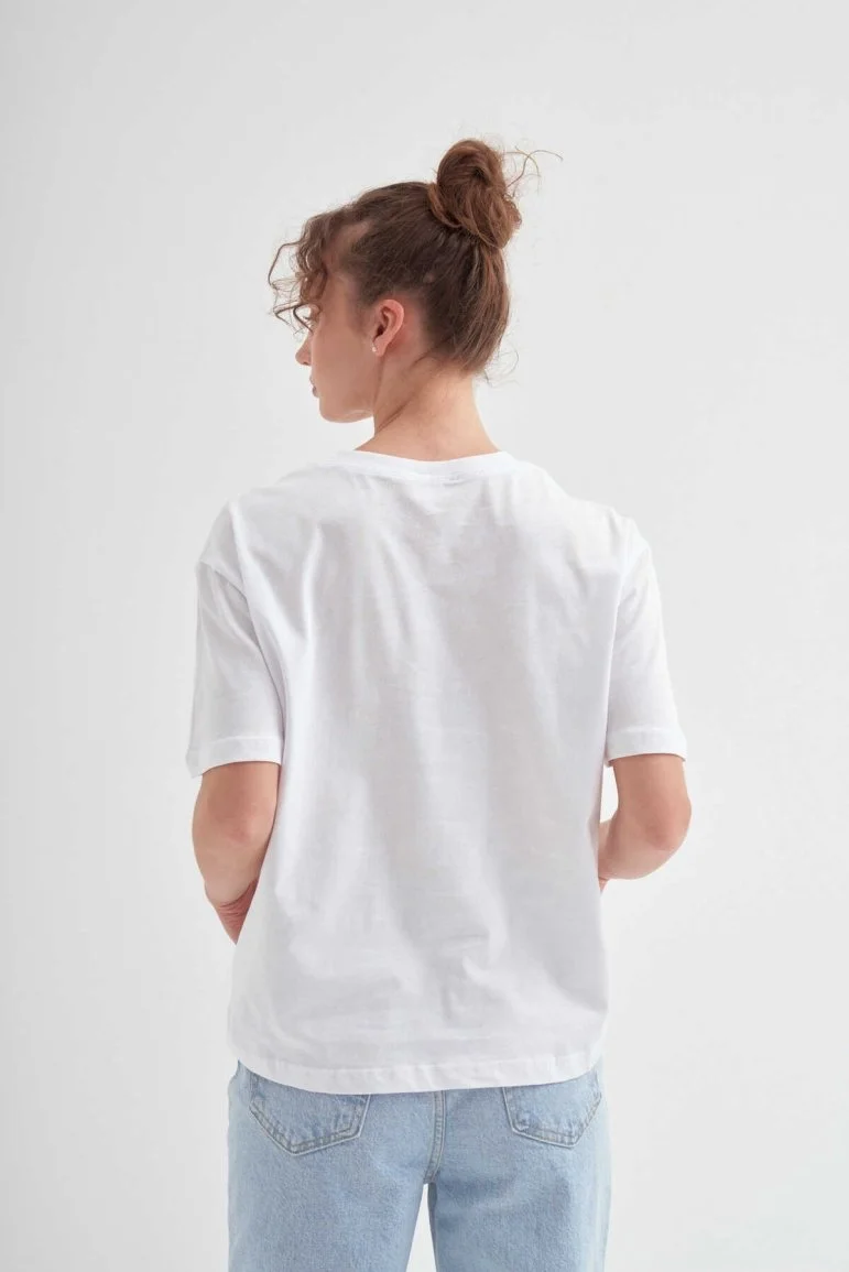 Premium Basic Tshirt Beyaz - 5