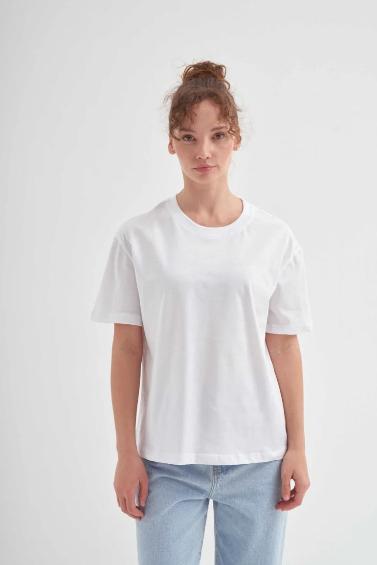 Premium Basic Tshirt Beyaz - 1