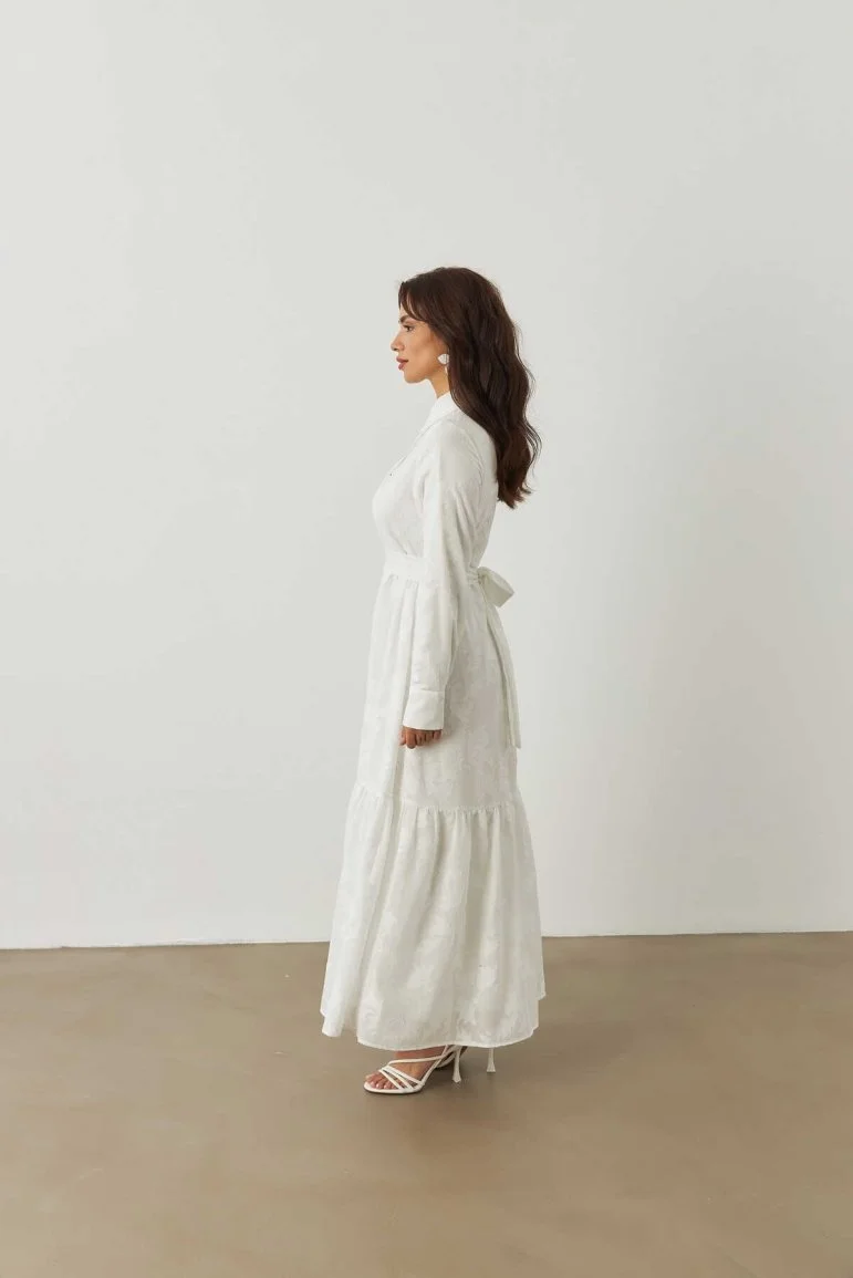 Victoria Elbise Beyaz - 4